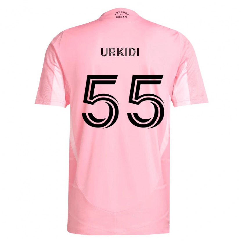 Danxen Dámské Ian Urkidi #55 Růžová Černá Domů Hráčské Dresy 2026/27 Dres