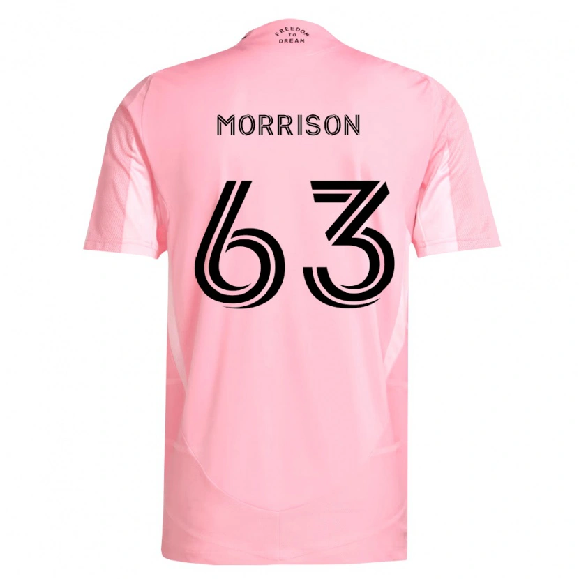 Danxen Dámské Sloan Morrison #63 Růžová Černá Domů Hráčské Dresy 2026/27 Dres