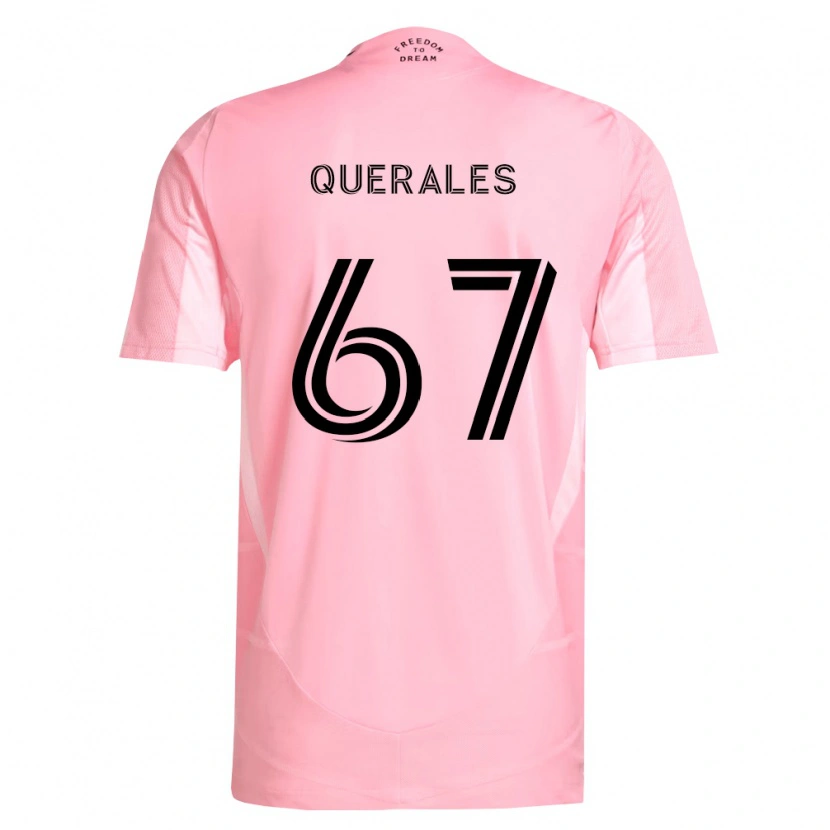 Danxen Dámské Arturo Querales #67 Růžová Černá Domů Hráčské Dresy 2026/27 Dres