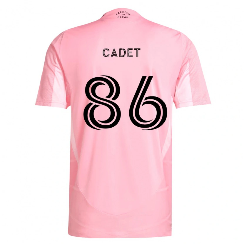 Danxen Dámské Zidane Cadet #86 Růžová Černá Domů Hráčské Dresy 2026/27 Dres