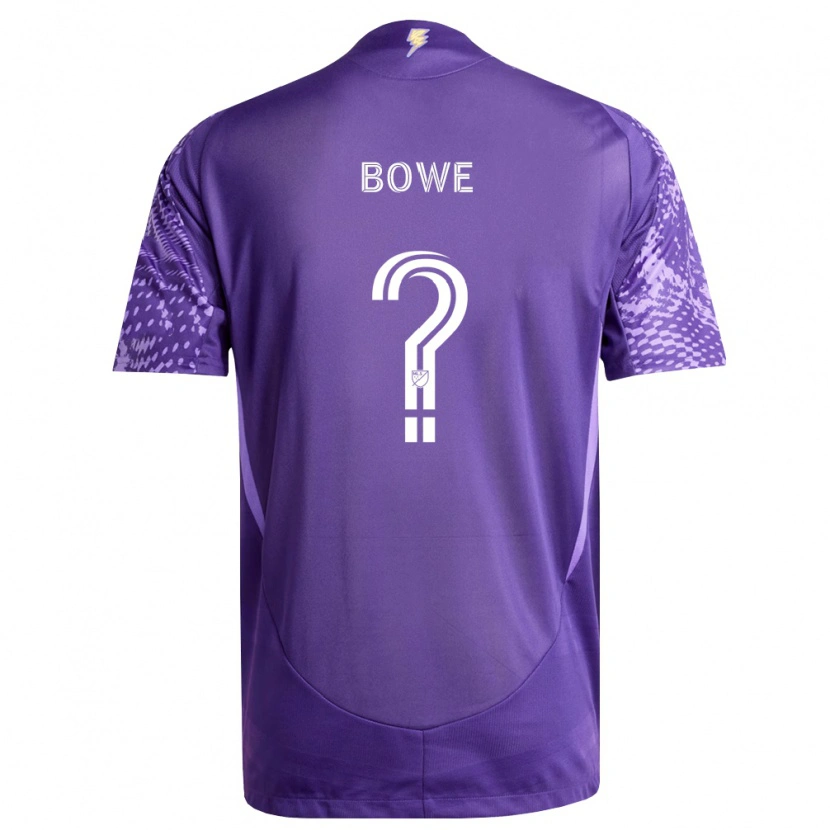 Danxen Dámské Thomas Bowe #0 Fialová Bílá Domů Hráčské Dresy 2026/27 Dres