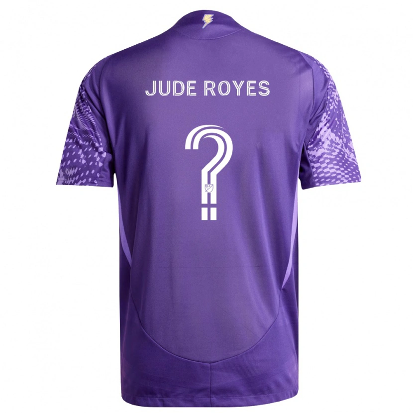 Danxen Dámské Jude Royes #0 Fialová Bílá Domů Hráčské Dresy 2026/27 Dres