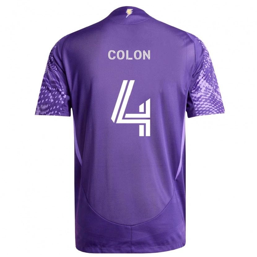 Danxen Dámské Xzavier Colon #4 Fialová Bílá Domů Hráčské Dresy 2026/27 Dres