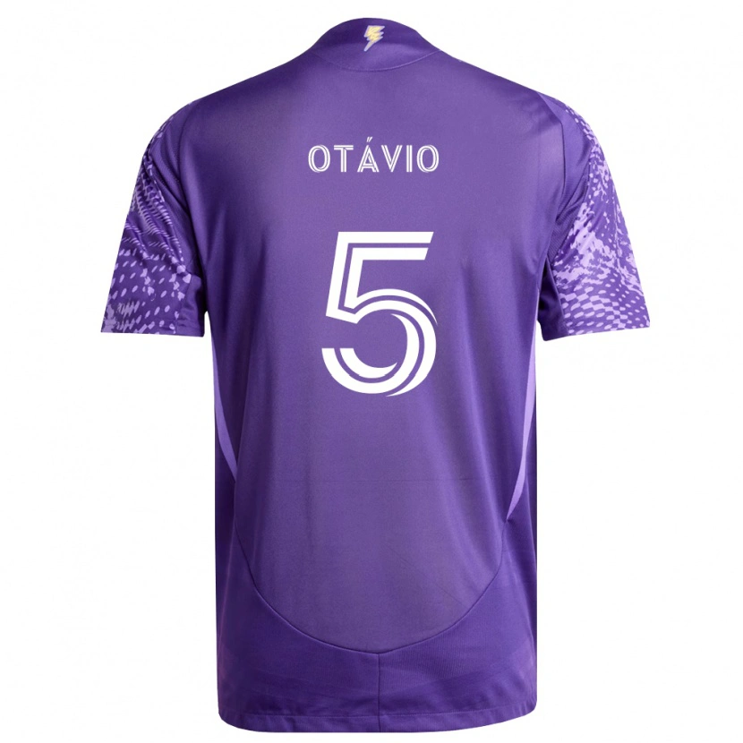 Danxen Dámské Luis Otávio #5 Fialová Bílá Domů Hráčské Dresy 2026/27 Dres