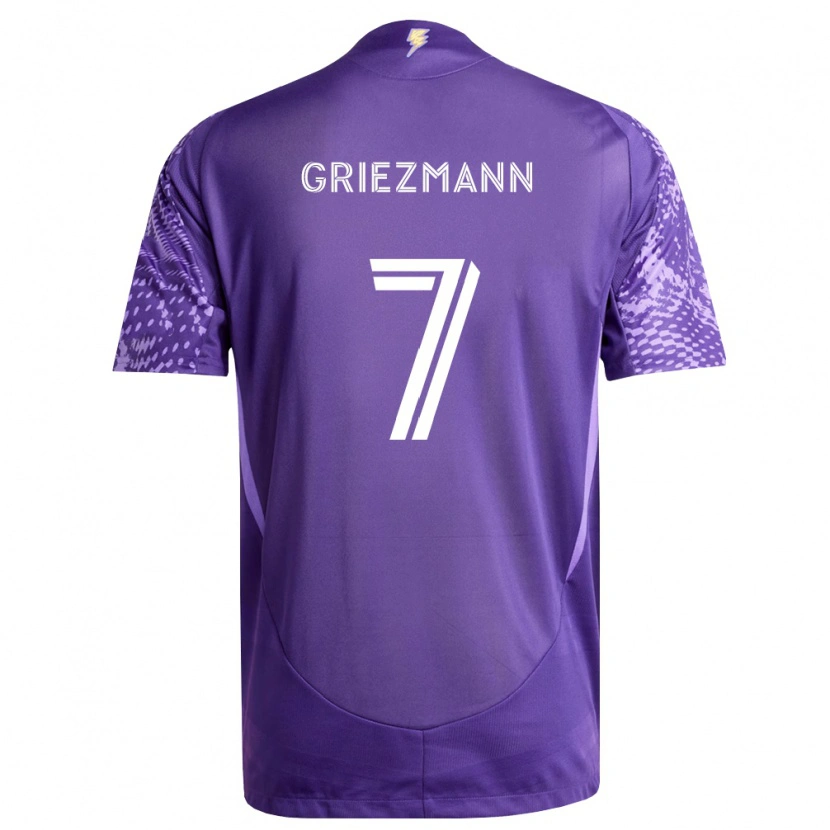 Danxen Dámské Antoine Griezmann #7 Fialová Bílá Domů Hráčské Dresy 2026/27 Dres