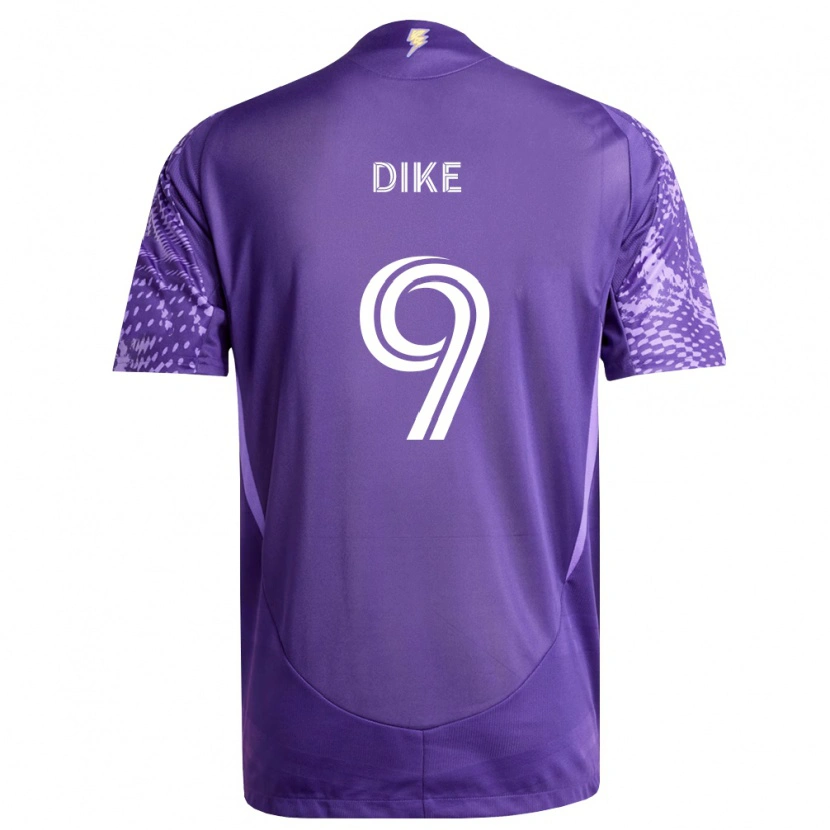 Danxen Dámské Daryl Dike #9 Fialová Bílá Domů Hráčské Dresy 2026/27 Dres