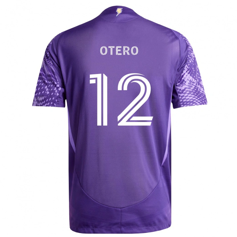 Danxen Dámské Javier Otero #12 Fialová Bílá Domů Hráčské Dresy 2026/27 Dres
