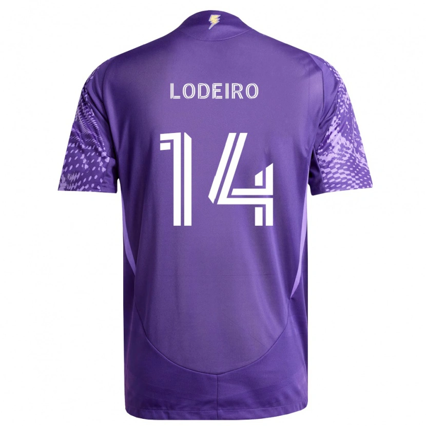 Danxen Dámské Nicolás Lodeiro #14 Fialová Bílá Domů Hráčské Dresy 2026/27 Dres