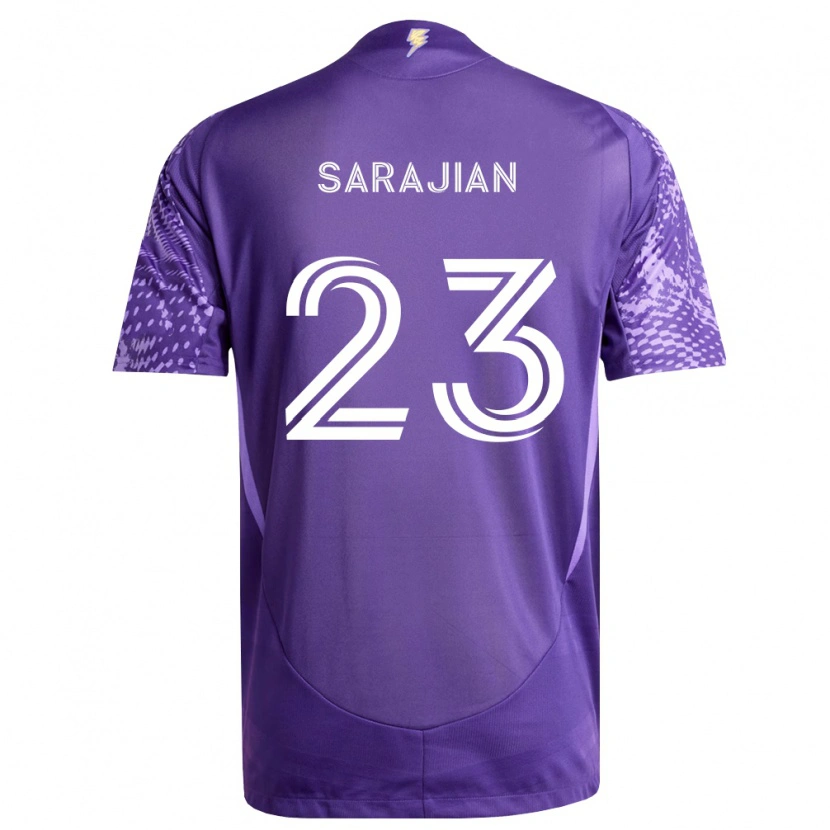 Danxen Dámské Harvey Sarajian #23 Fialová Bílá Domů Hráčské Dresy 2026/27 Dres