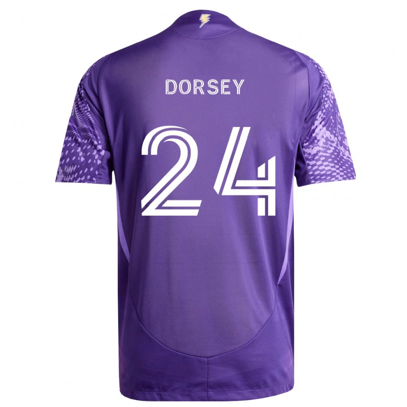 Danxen Dámské Griffin Dorsey #24 Fialová Bílá Domů Hráčské Dresy 2026/27 Dres