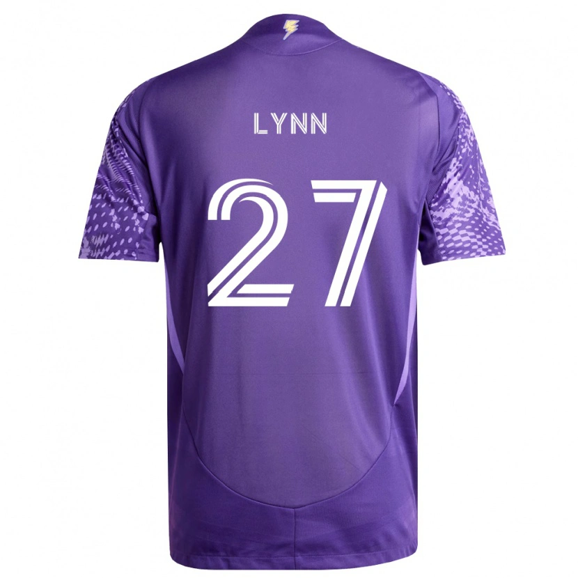 Danxen Dámské Jack Lynn #27 Fialová Bílá Domů Hráčské Dresy 2026/27 Dres