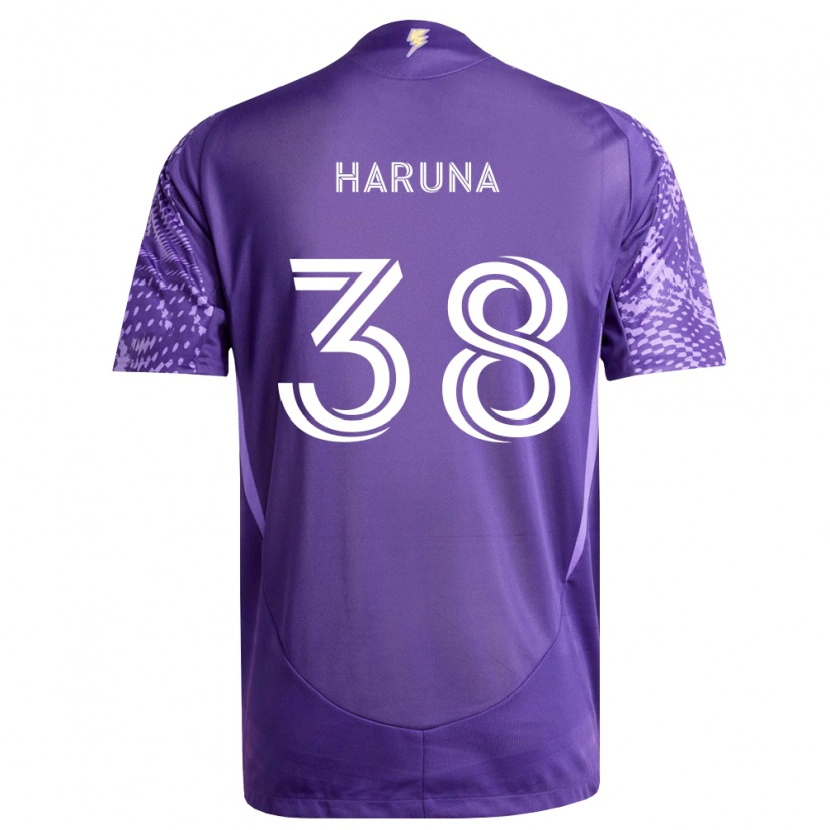 Danxen Dámské Issah Haruna #38 Fialová Bílá Domů Hráčské Dresy 2026/27 Dres