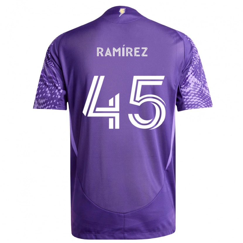 Danxen Dámské Jacob Ramírez #45 Fialová Bílá Domů Hráčské Dresy 2026/27 Dres