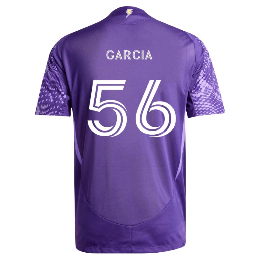 Danxen Dámské Jakob Garcia #56 Fialová Bílá Domů Hráčské Dresy 2026/27 Dres