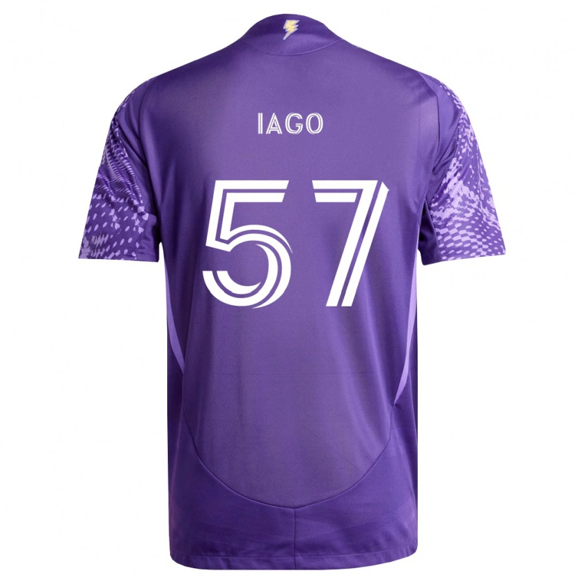 Danxen Dámské Iago Teodoro #57 Fialová Bílá Domů Hráčské Dresy 2026/27 Dres