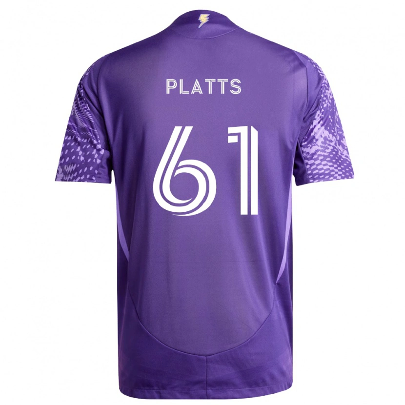 Danxen Dámské Jackson Platts #61 Fialová Bílá Domů Hráčské Dresy 2026/27 Dres