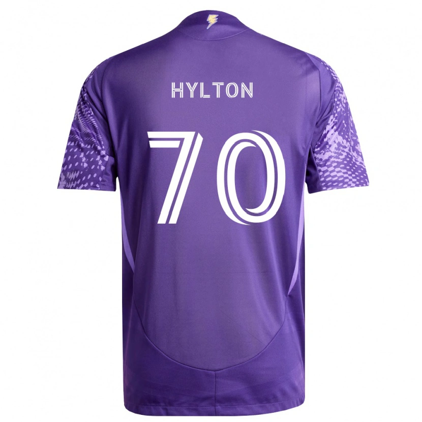 Danxen Dámské Justin Hylton #70 Fialová Bílá Domů Hráčské Dresy 2026/27 Dres