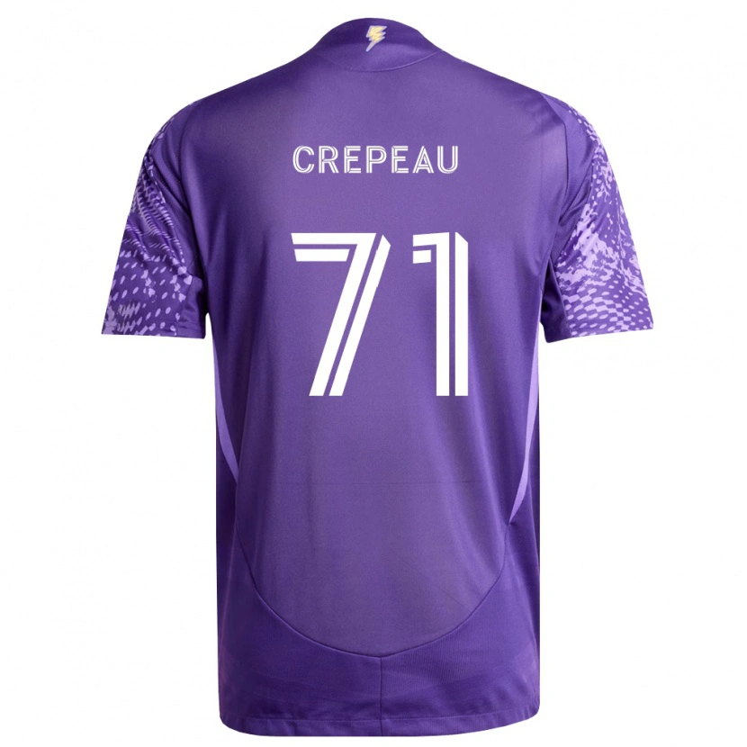 Danxen Dámské Maxime Crépeau #71 Fialová Bílá Domů Hráčské Dresy 2026/27 Dres