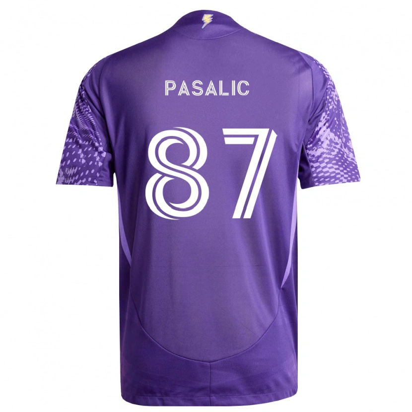 Danxen Dámské Marco Pašalić #87 Fialová Bílá Domů Hráčské Dresy 2026/27 Dres