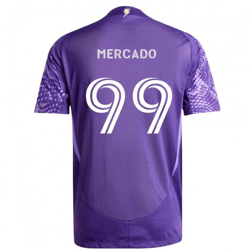 Danxen Dámské Carlos Mercado #99 Fialová Bílá Domů Hráčské Dresy 2026/27 Dres