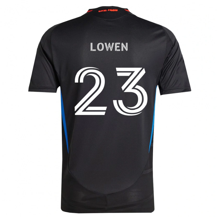 Danxen Dámské Eduard Löwen #23 Modrá Bílá Černá Domů Hráčské Dresy 2026/27 Dres