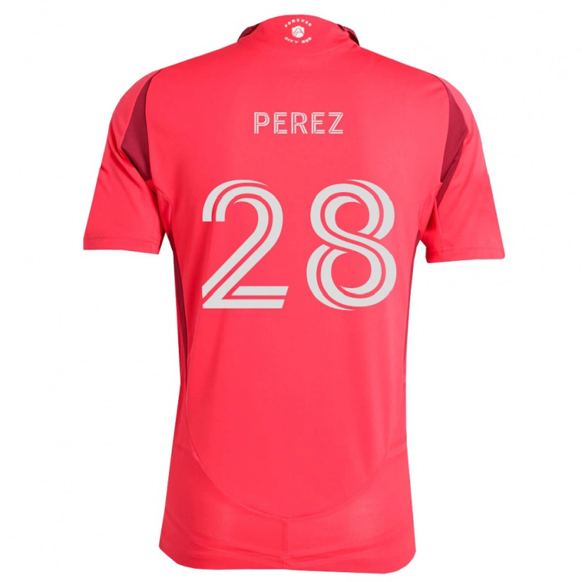 Danxen Dámské Miguel Perez #28 Purpurová Bílá Domů Hráčské Dresy 2026/27 Dres