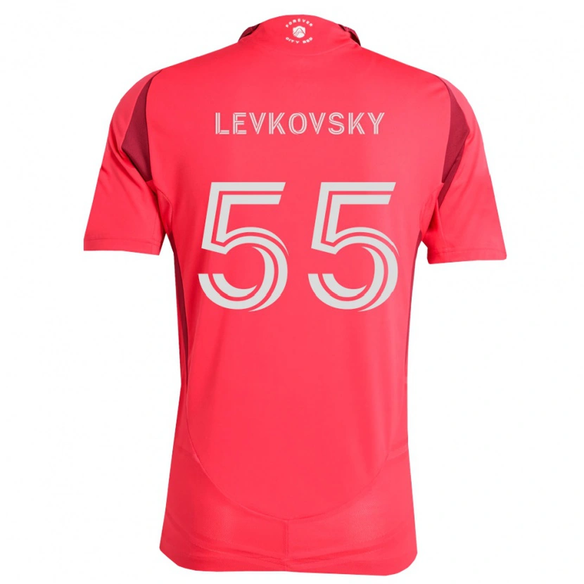 Danxen Dámské Miroslav Levkovsky #55 Purpurová Bílá Domů Hráčské Dresy 2026/27 Dres