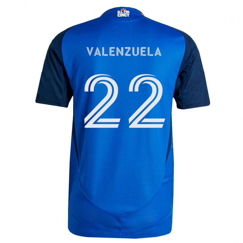 Danxen Dámské Gerardo Valenzuela #22 Královsky Modrá Oranžová Domů Hráčské Dresy 2026/27 Dres