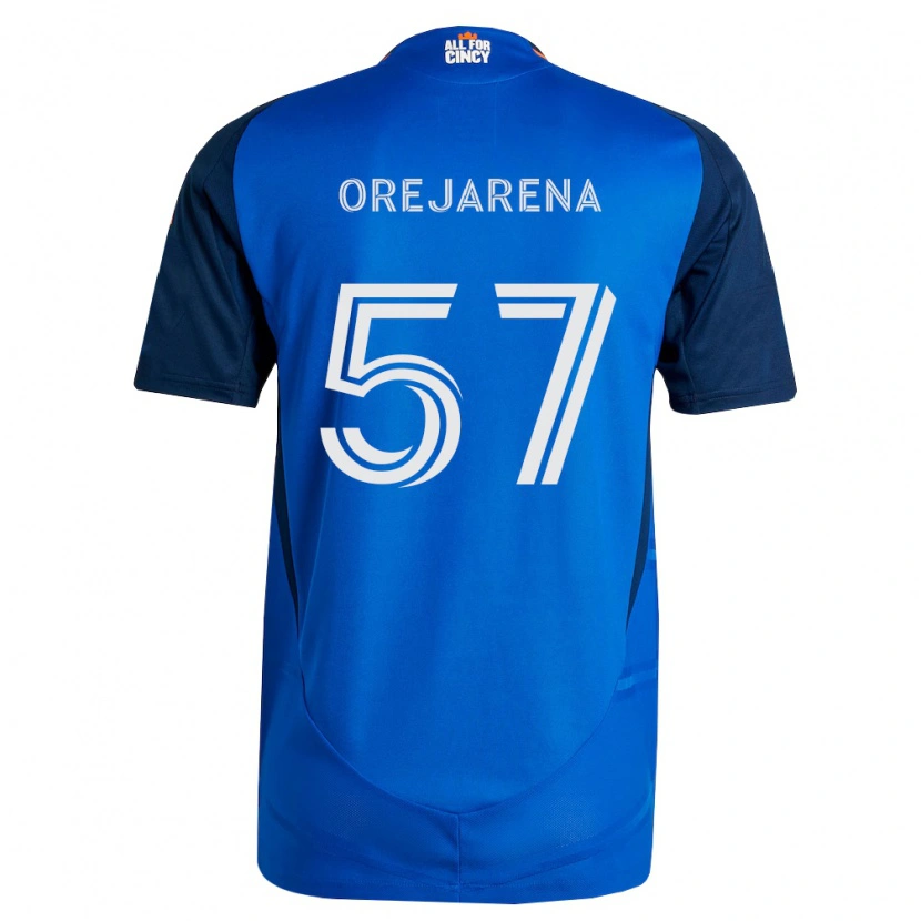 Danxen Dámské Leo Orejarena #57 Královsky Modrá Oranžová Domů Hráčské Dresy 2026/27 Dres