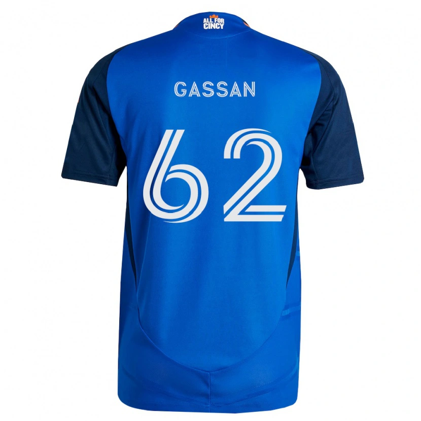 Danxen Dámské Noah Gassan #62 Královsky Modrá Oranžová Domů Hráčské Dresy 2026/27 Dres