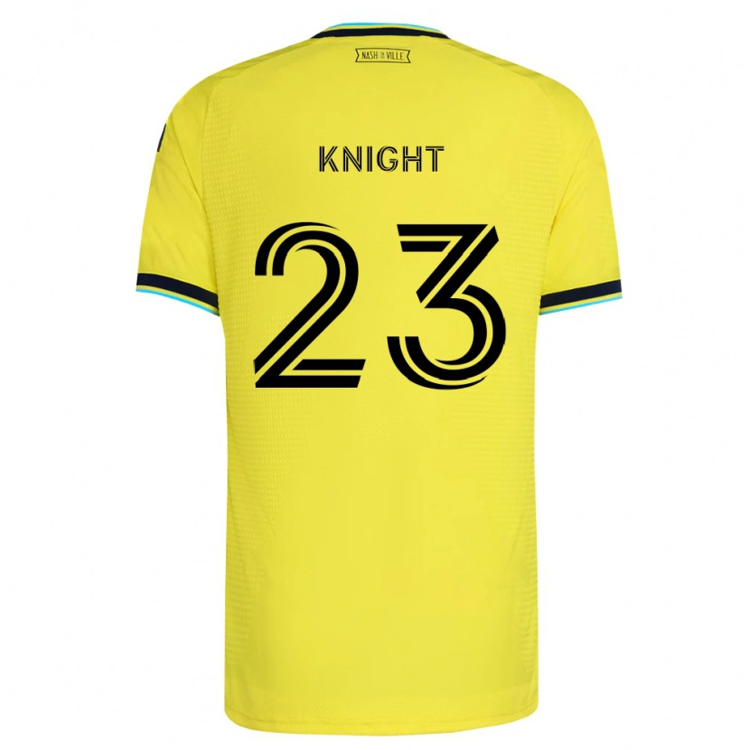 Danxen Dámské Jordan Knight #23 Jasně Žlutá Tmavě Modrá Domů Hráčské Dresy 2026/27 Dres