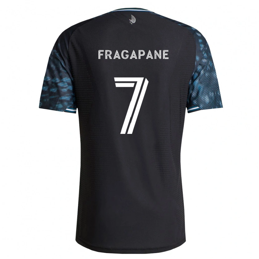 Danxen Dámské Franco Fragapane #7 Černá Bílá Domů Hráčské Dresy 2026/27 Dres