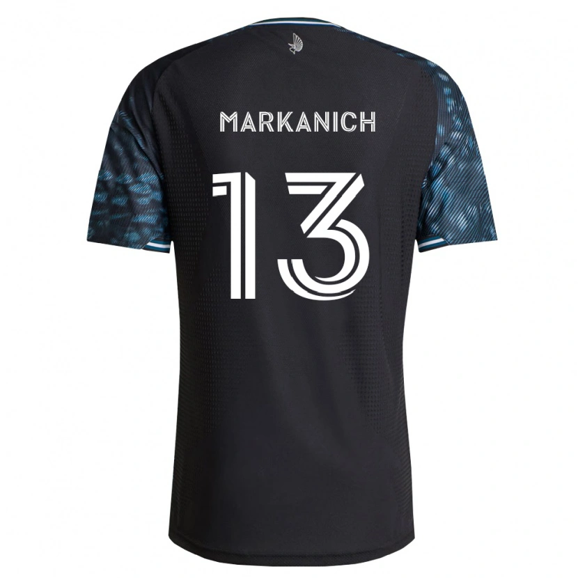 Danxen Dámské Anthony Markanich Jr. #13 Černá Bílá Domů Hráčské Dresy 2026/27 Dres