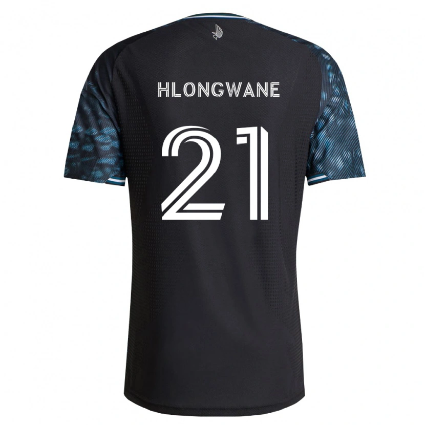 Danxen Dámské Bongokuhle Hlongwane #21 Černá Bílá Domů Hráčské Dresy 2026/27 Dres
