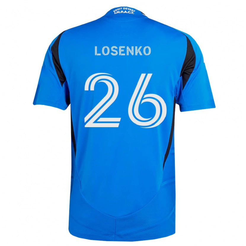 Danxen Dámské Ivan Losenko #26 Modrá Bílá Černá Domů Hráčské Dresy 2026/27 Dres