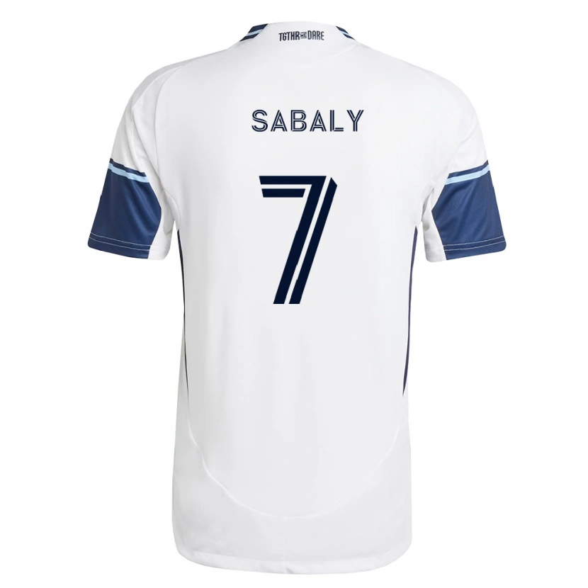 Danxen Dámské Cheikh Sabaly #7 Bílá Královsky Modrá Domů Hráčské Dresy 2026/27 Dres