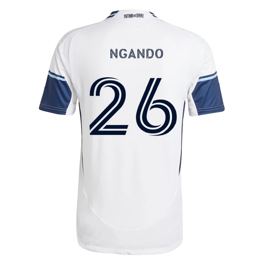 Danxen Dámské J.c. Ngando #26 Bílá Královsky Modrá Domů Hráčské Dresy 2026/27 Dres