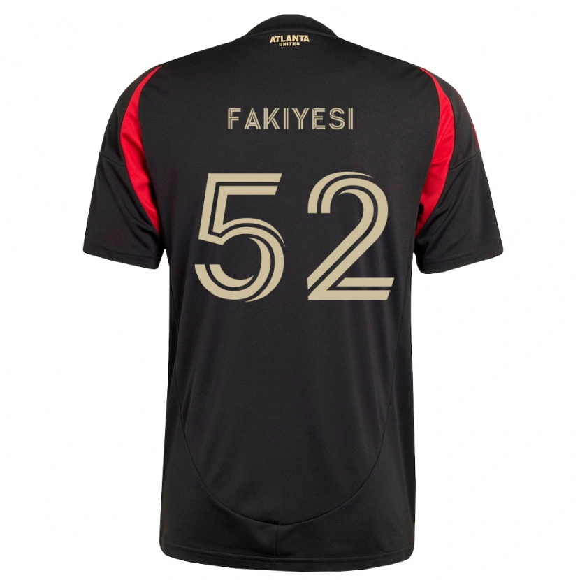 Danxen Dámské Seyi Fakiyesi #52 Černá Červená Domů Hráčské Dresy 2026/27 Dres