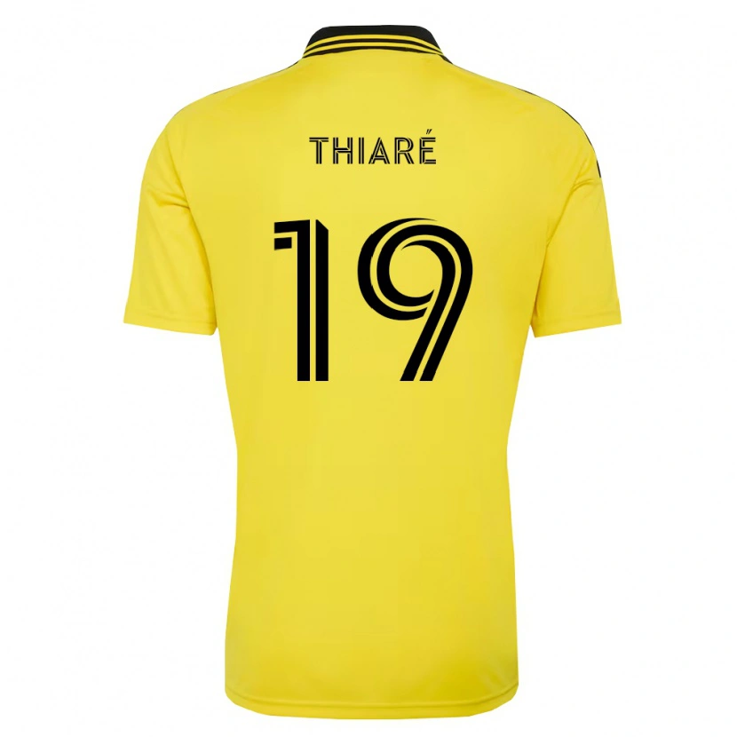 Danxen Dámské Jamal Thiaré #19 Žlutá Černá Domů Hráčské Dresy 2026/27 Dres