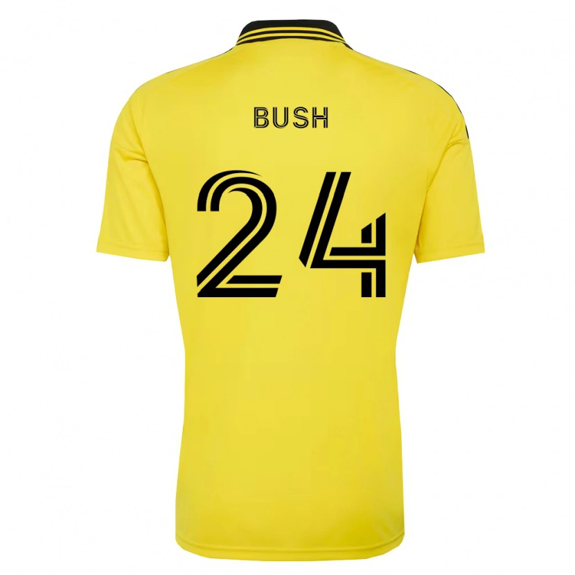 Danxen Dámské Evan Bush #24 Žlutá Černá Domů Hráčské Dresy 2026/27 Dres