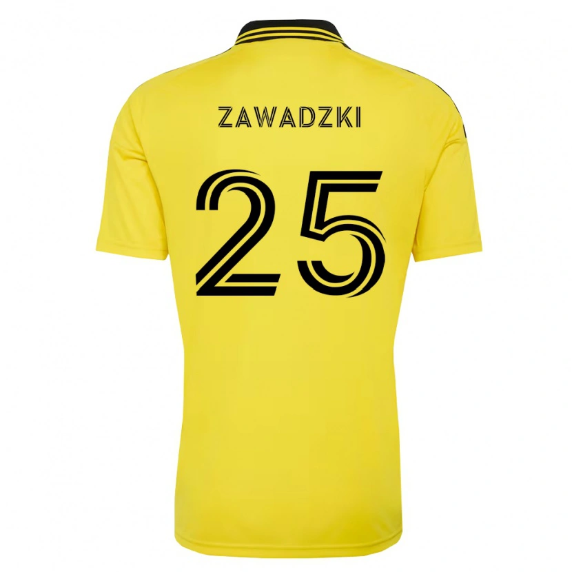 Danxen Dámské Sean Zawadzki #25 Žlutá Černá Domů Hráčské Dresy 2026/27 Dres