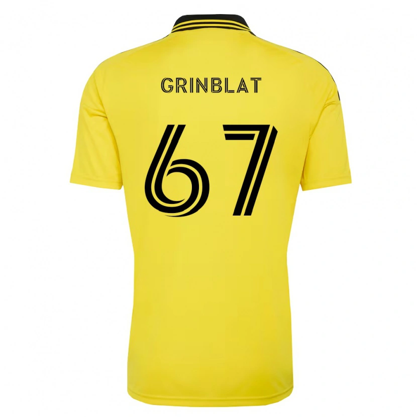 Danxen Dámské Artem Grinblat #67 Žlutá Černá Domů Hráčské Dresy 2026/27 Dres