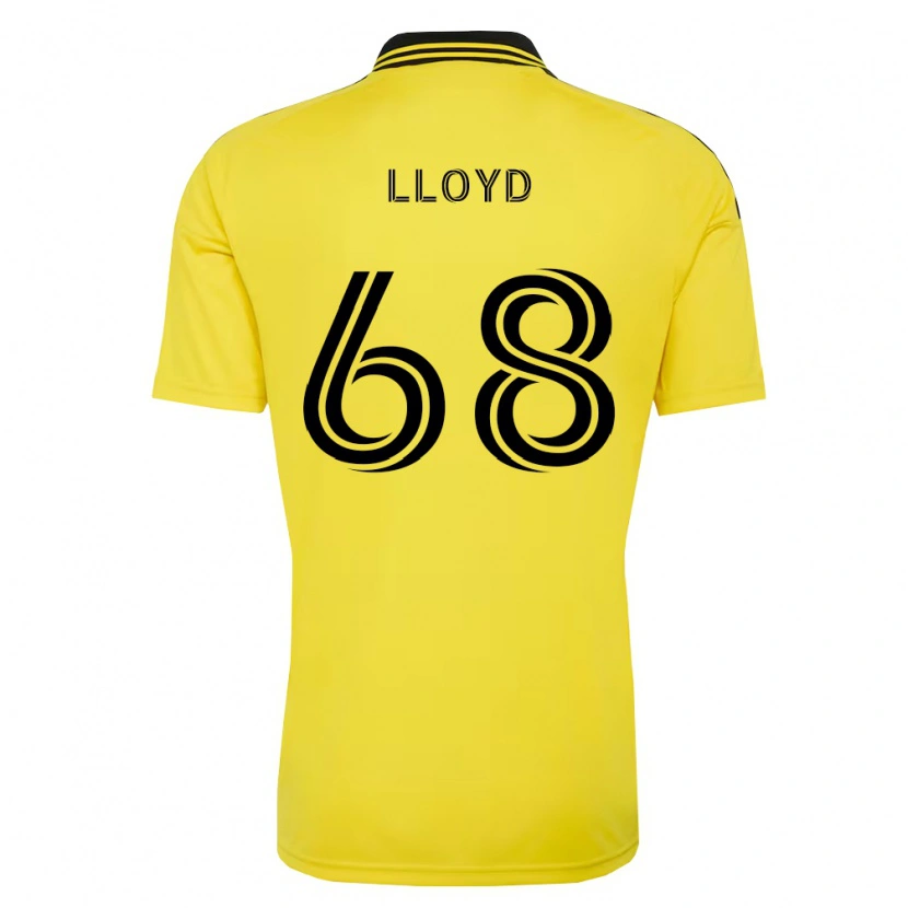 Danxen Dámské Zach Lloyd #68 Žlutá Černá Domů Hráčské Dresy 2026/27 Dres