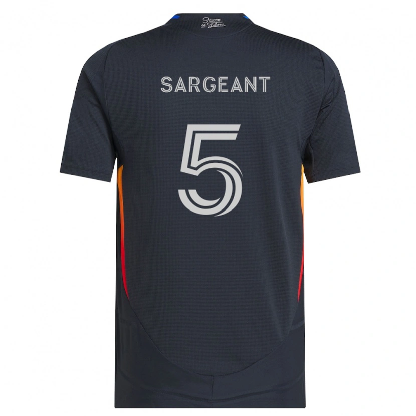 Danxen Dámské Kieran Sargeant #5 Tmavě Šedá Červená Domů Hráčské Dresy 2026/27 Dres