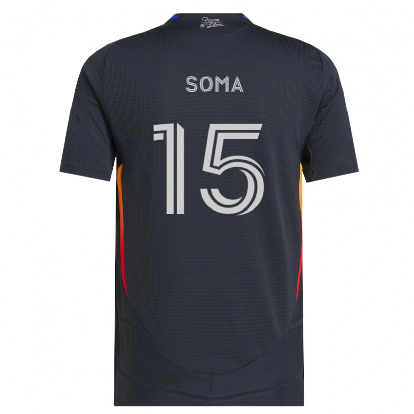 Danxen Dámské Pedro Soma #15 Tmavě Šedá Červená Domů Hráčské Dresy 2026/27 Dres