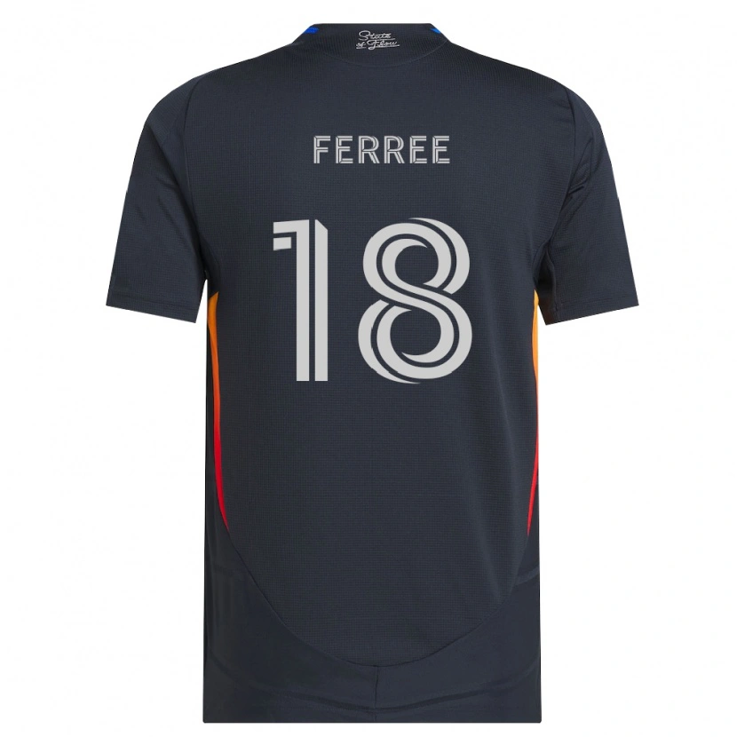 Danxen Dámské Duran Ferree #18 Tmavě Šedá Červená Domů Hráčské Dresy 2026/27 Dres