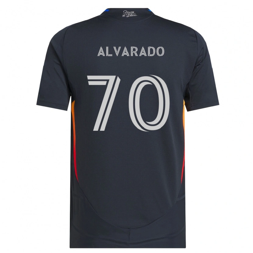 Danxen Dámské Alejandro Alvarado #70 Tmavě Šedá Červená Domů Hráčské Dresy 2026/27 Dres