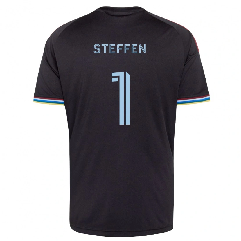 Danxen Dámské Zack Steffen #1 Černá Nebesky Modrá Domů Hráčské Dresy 2026/27 Dres