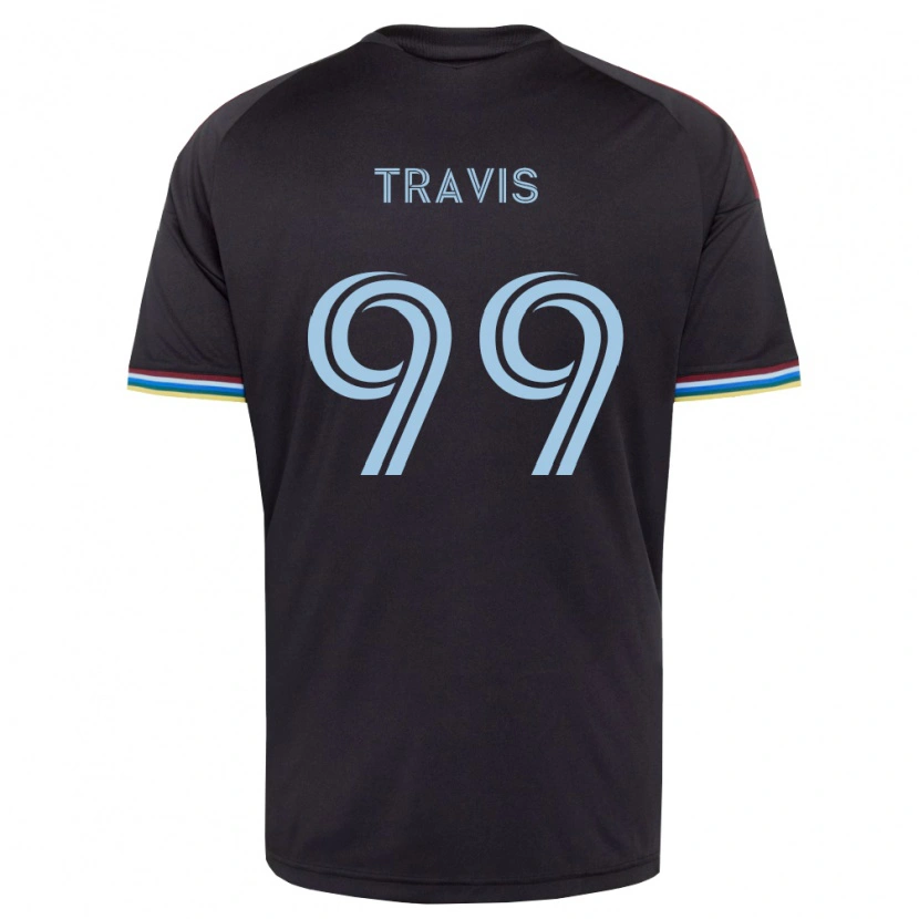 Danxen Dámské Jackson Travis #99 Černá Nebesky Modrá Domů Hráčské Dresy 2026/27 Dres