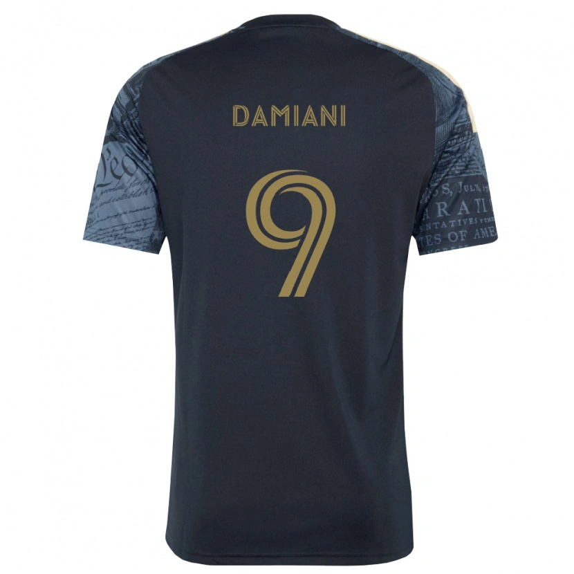 Danxen Dámské Bruno Damiani #9 Tmavě Modrá Hnědá Domů Hráčské Dresy 2026/27 Dres